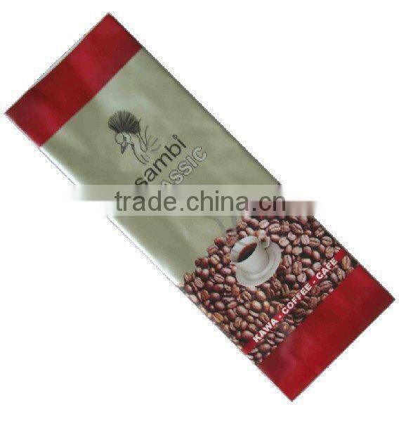 plastic coffee bag with side gusset