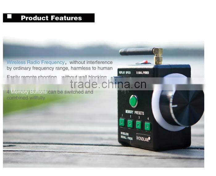 Wondlan Wireless Mnemonic Follow Focus for DSLR Rig Video