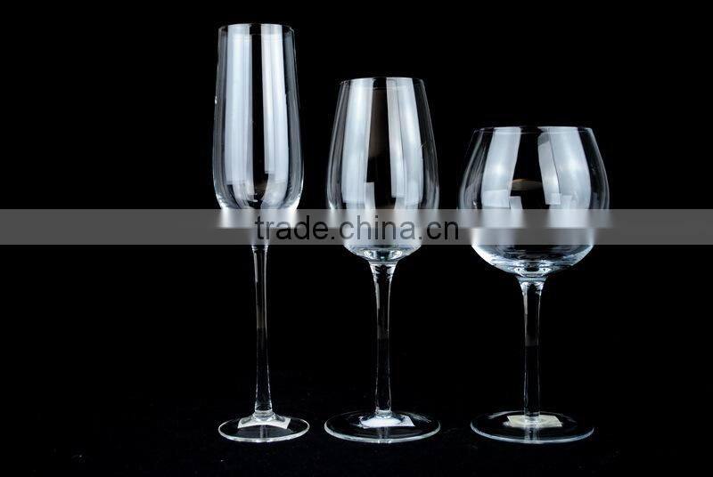 Clear white WINE GLASS