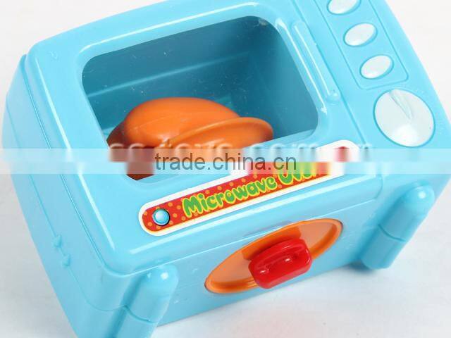 Newest &Hot product plastic mini kitchen wind up microwave oven toys