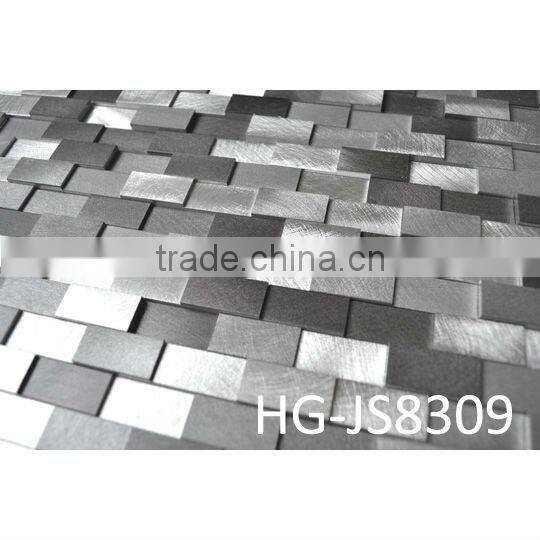 Random Circles Stainless Steel mosaic Tile HG-JS8307