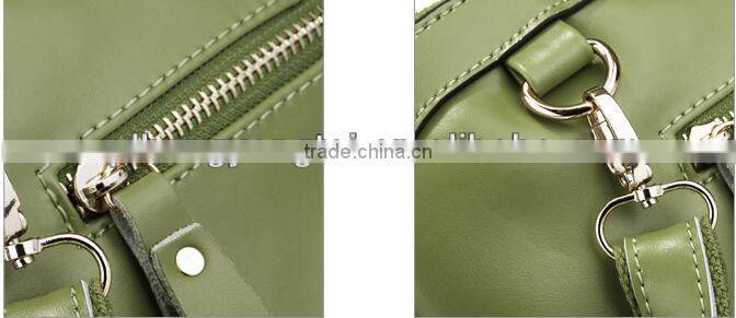 2016 black leather side bag for girls