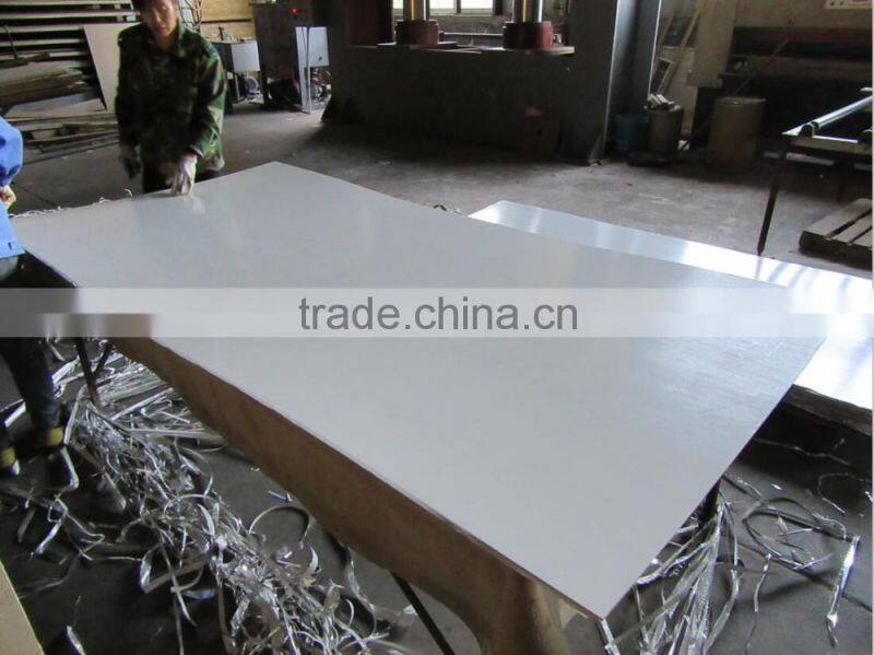 aluminum mdf/aluminium laminated Mdf/aluminum foil faced mdf for kitchen furniture