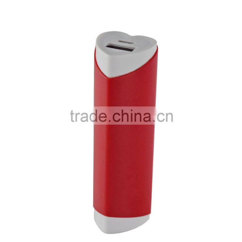 Fashionable mobile battery backup power bank 2600mAh