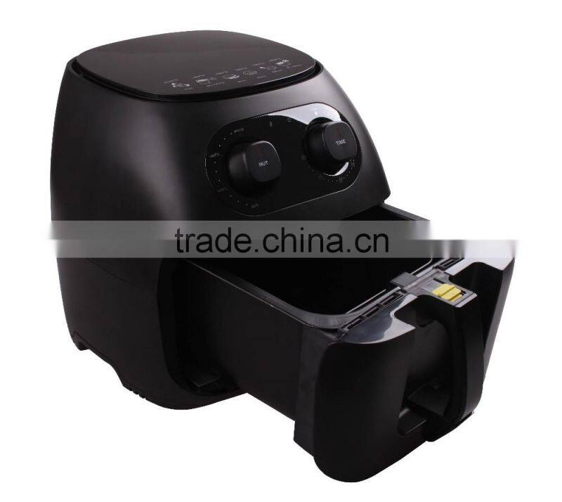 3.5L electric temperature controlled no oil air fryer 2016 oli free electric deep fryer