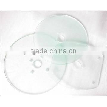 Tempered display vision step glass