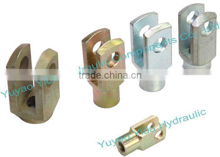 8-32mm 16x16 and 8T white zinc plated Clevis with M8