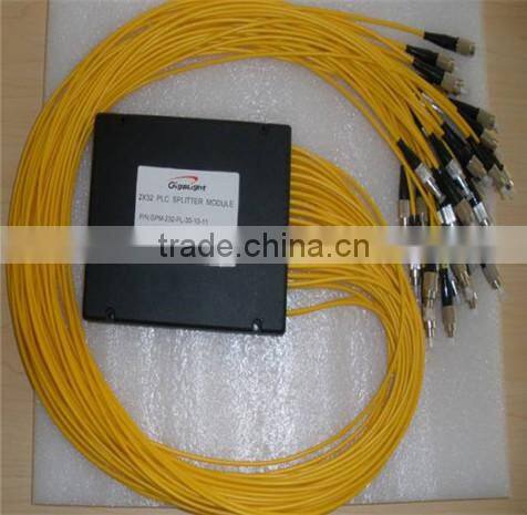 ABS box module plc optical fiber splitter / PLC Optical Fiber Splitter FC/APC Conector, ABS Housing