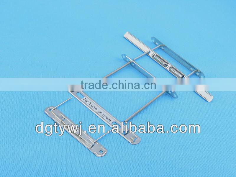 Folding Paper Transfer Mechanism, metal spring clips