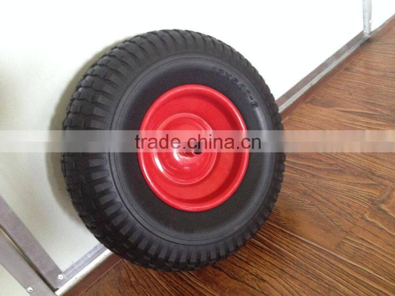 pu foam filled wheel for lawn mower 13x5.00-6