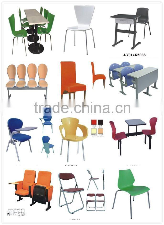 Folding theater chairs auditorium seating conference chairs with tablet LT19