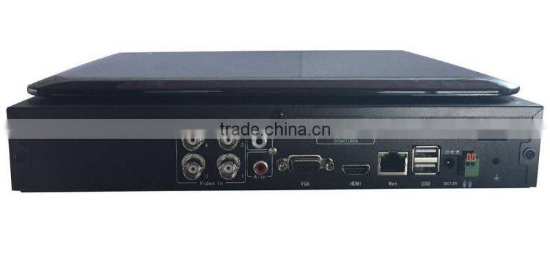 2015 New arrival factory direct selling recorder 4ch multi-mode connection 10.1 inch lcd ahd h.264 network dvr HK-AHD1004M