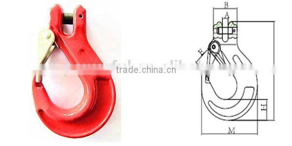 G80 EYE / CLEVIS SLNG HOOK WITH CAST LATCH