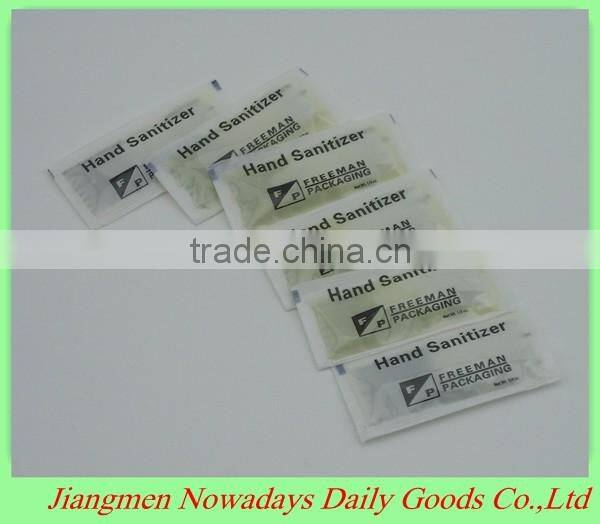 Waterless purell instant acohol based hand sanitizer gel bag with MSDS