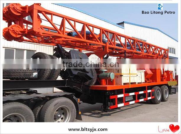 800 meters Trailer mounted water well drilling rig SPT-800 for sale