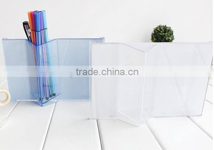 2016 hot sale with pen holder acrylic calendar