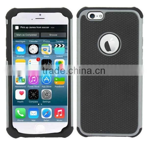 for iPhone6 plus 5.5" pc and silicone covers with football lines