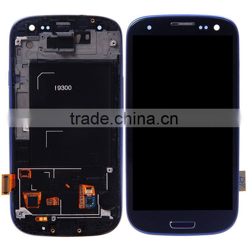 Original LCD for Samsung i9300 Galaxy S3 LCD with Digitizer , LCD S3 I9300, For Samsung Galaxy S3 i9300 i747 i535 t999 LCD