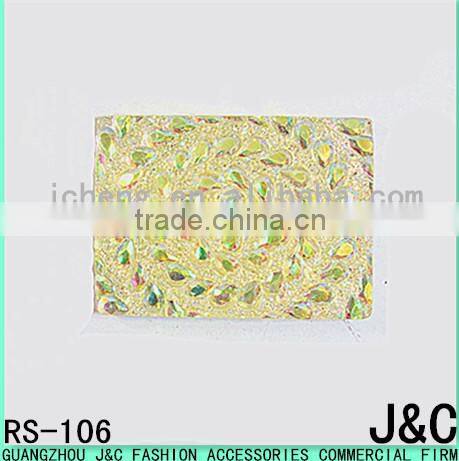 30*40 Sharp face oval resin stone