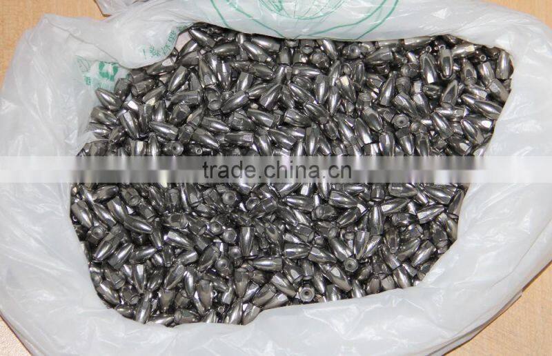 pure tungsten Fishing Sinker ,bullet sinker