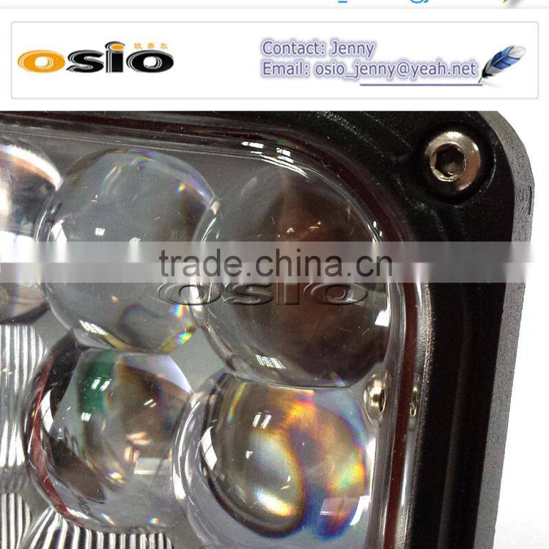 5' Square Headlight with big lens 8V-36V 45W(15 LEDs ) High Powe LED LIGHT LED BEAM