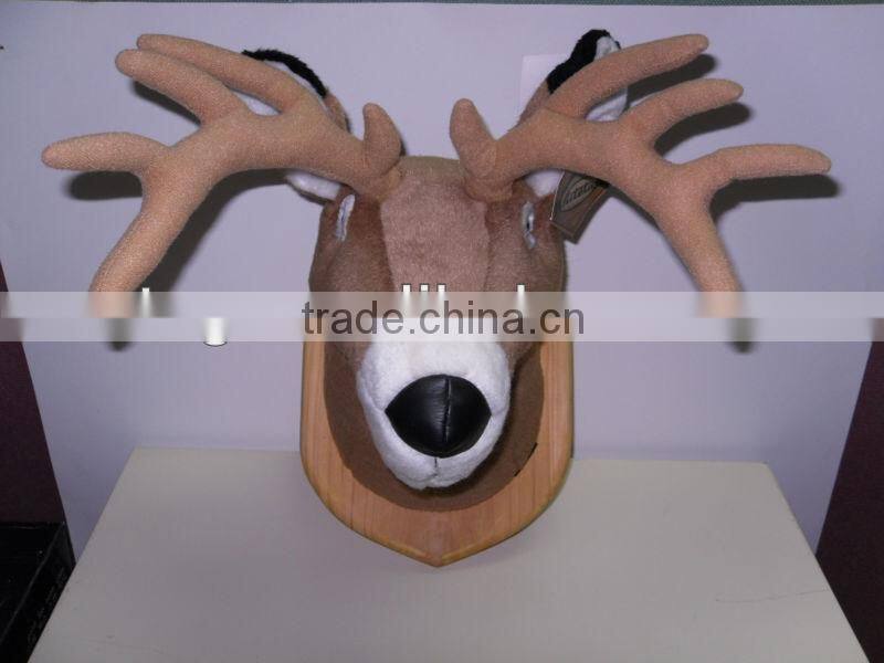 16 inch Reindeer Head with wooden