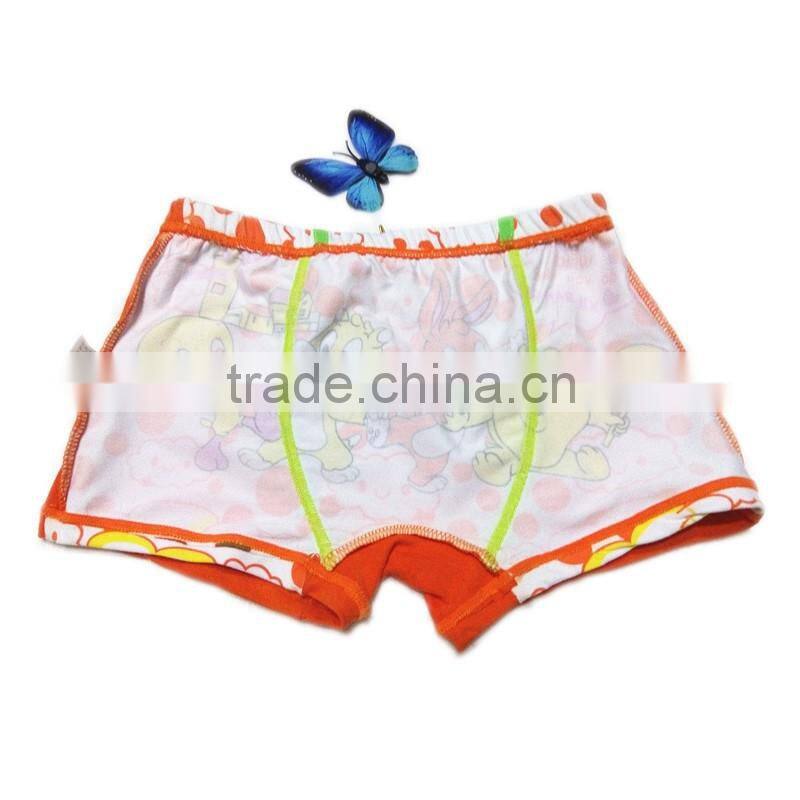 Custom Underwear Manufacture In China OEM Nice Classic Kids Underpants Boys Knitted Lovely modal underwear