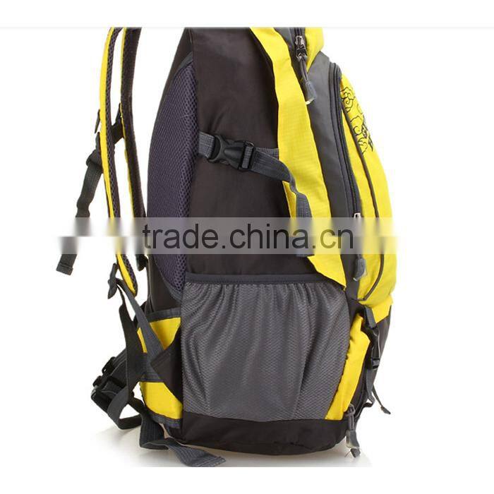 blue nylon material backpack bag sport bags for promotion