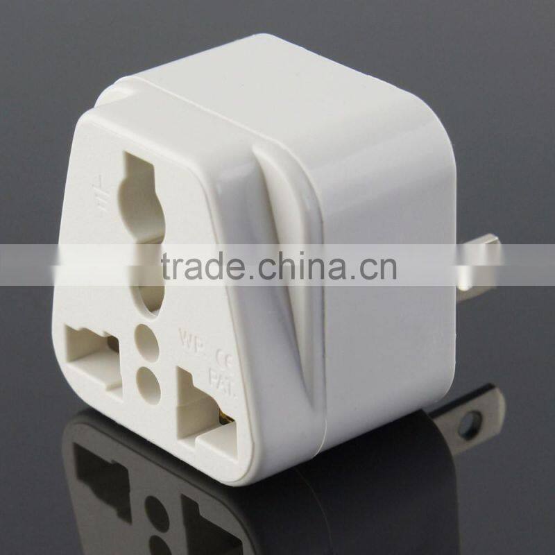 Universal EU UK AU to US USA AC Travel Power Plug Adapter Outlet Converter