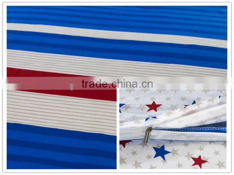 High Profit Hand Made Silk Comforter with blue stripe cover