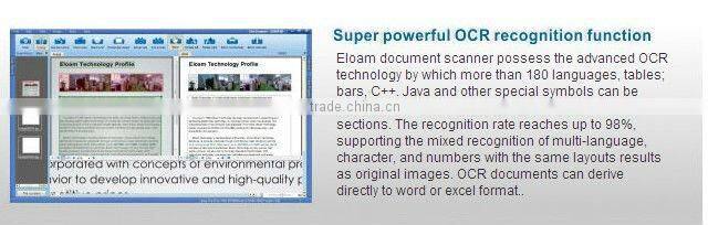 All in one Versatile Doc Scanner & Visual Presenter/ 5.0Mega pixel both A3&A4 size scanning ,document&3D Object Scanning S600