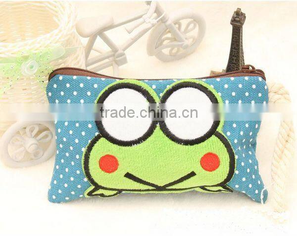 Lovely Dot The Frog Fabrics Woman Coin Wallet Wholesale ZTCW-0014