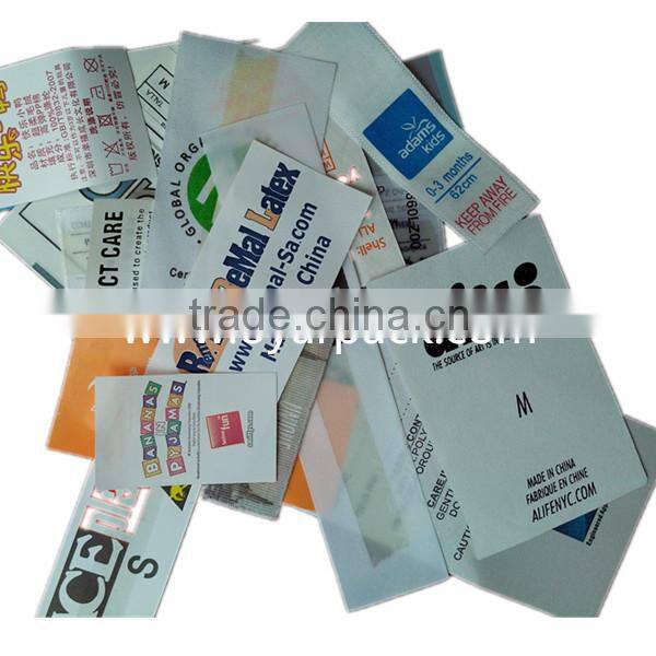 printed paper custom clothing hanger labels with strings