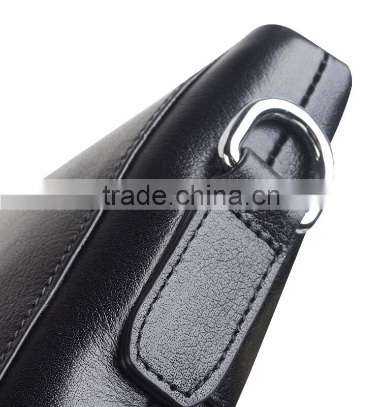 QIALINO new trend bags computer laptop bags men leather briefcase for macbook 12/13/15 inch