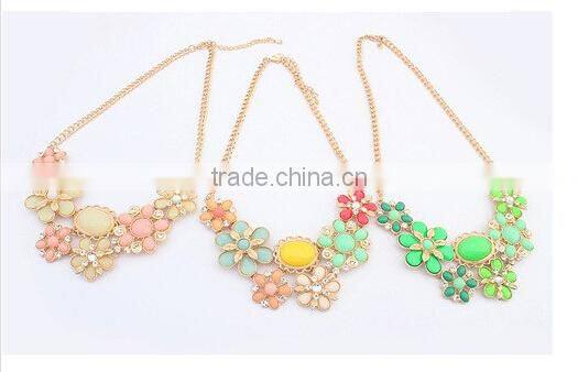 Top Quality Flower Shourouk Vintage Pendant Statement Necklace Women Necklaces & Pendants Fashion Necklaces for Women 2014