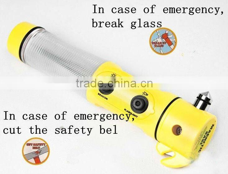 Solar led flashlights, emergency flashlight rechargeable with strong magnetic