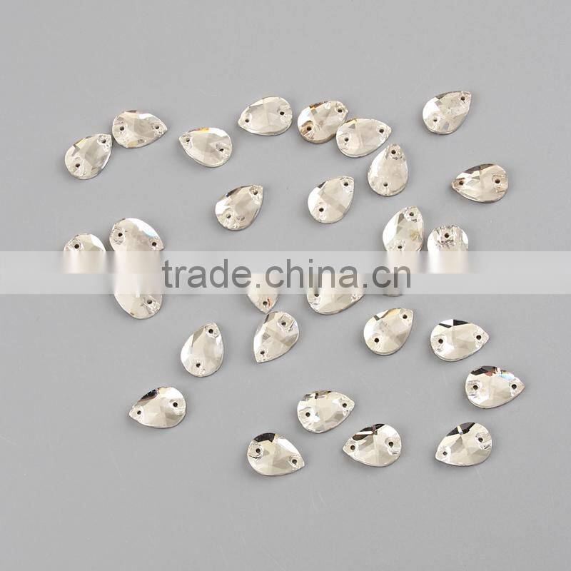 flat back rhinestones sew on crystal glass stone beads for clothes decoration