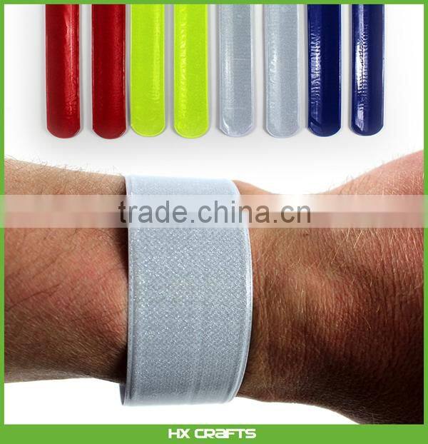 High-Viz Kids Reflective Slap Snap Bands Fluorescent Safety Straps