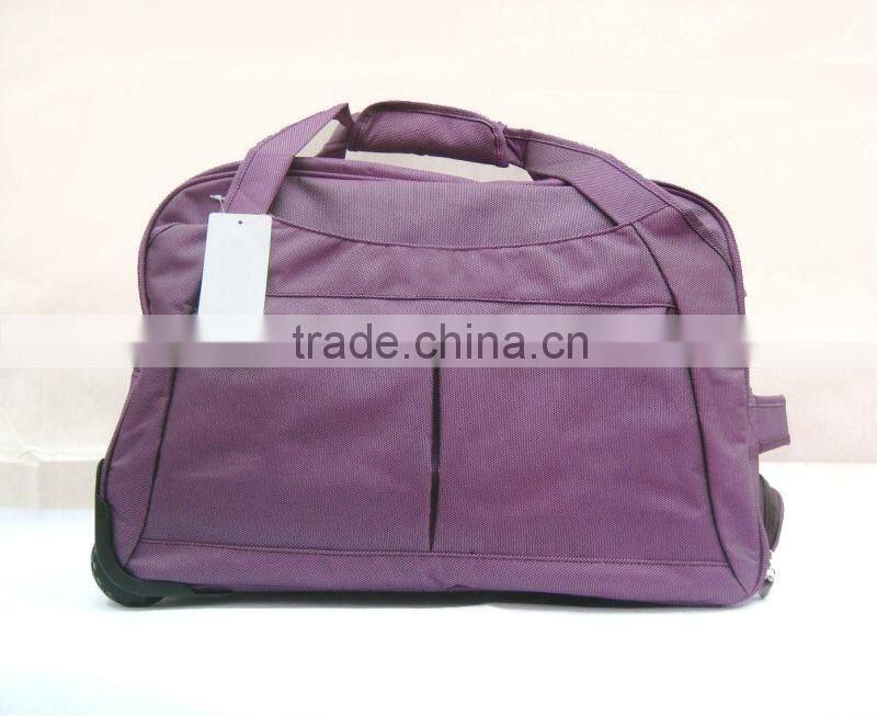 Best Design Purple Travel Trolley Bag For Women Fantastic Style With OEM