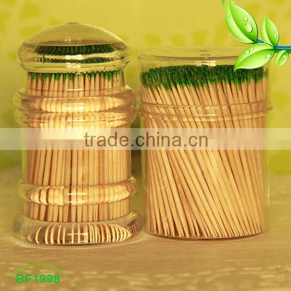 300pcs per tower jar Bamboo Toothpick