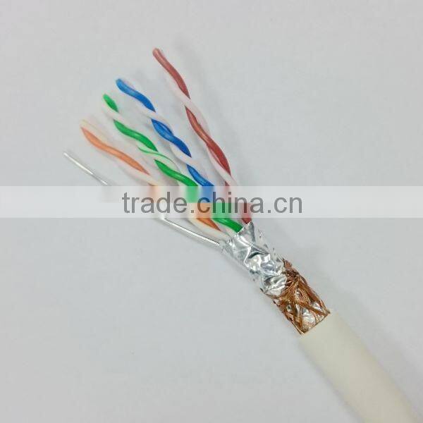 Pure copper SFTP 24 AWG CAT5e Network Cable ,CAT5e Interenet cable
