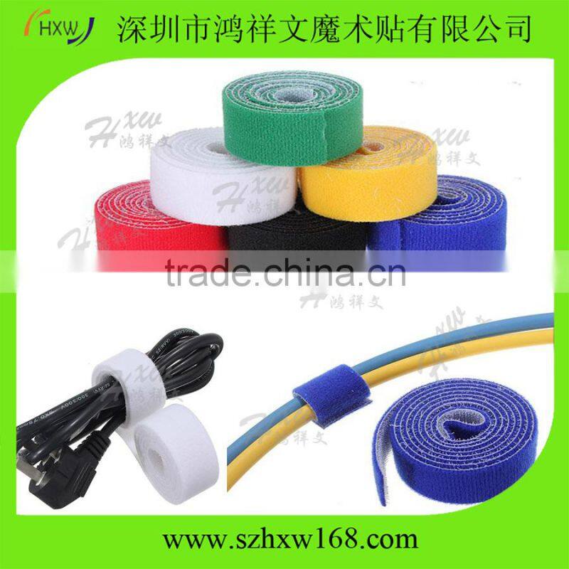 Continuous Roll Adjustable Double Sides Industries hook loop Cable Tie