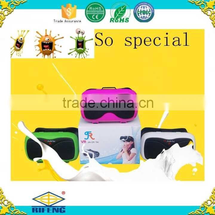Virtual Reality Headset 3d Glasses VR Box 2.0 Samsung VR Gear Glasses for "4.7~6.5Inch"