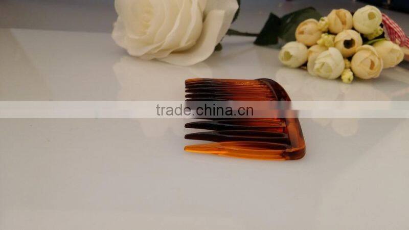 Factory Wholesale cheap price french twist hair combs personalized hair combs french style vintage hair accessories brown combs