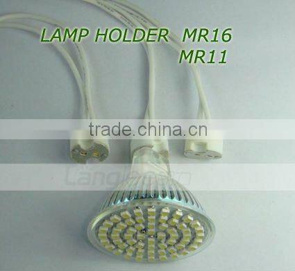 MR16 MR11 Lamp Holder, MR16 Light Base, Bi-pin Lamp Holder, Ceramic