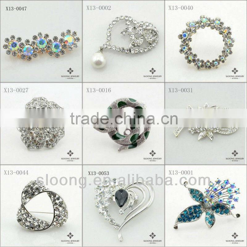 Fashion Crystal Rhinestone Brooch Wedding Brooch