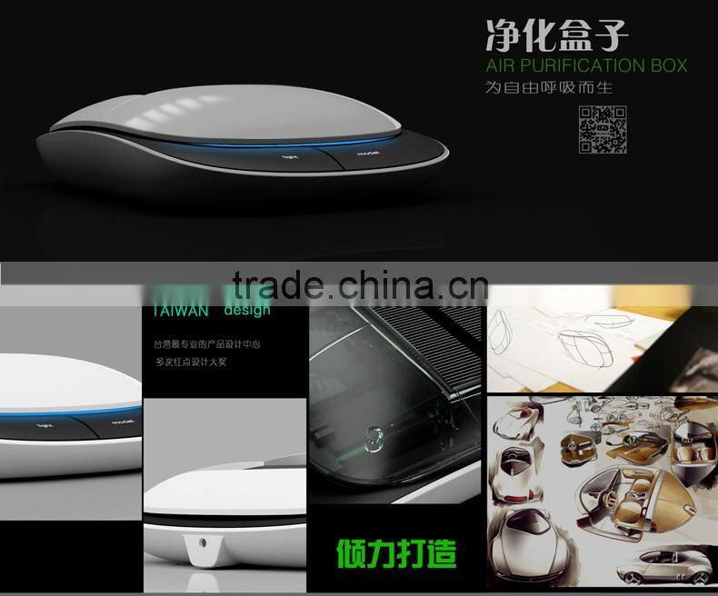 LYL Solar car air purifier Ozone generator with Aromatherapy anion addition to formaldehyde smoke PM2.5