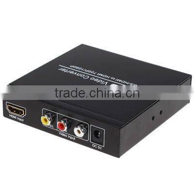 AV+HDMI to HDMI converter support AV input PAL/NTSC