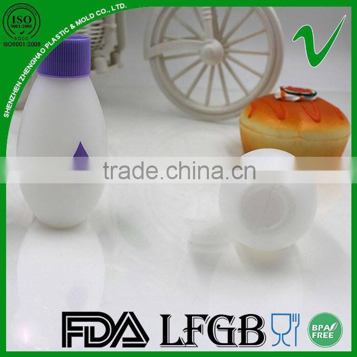 oval hot sale disposable plastic milk bottles with screw cap