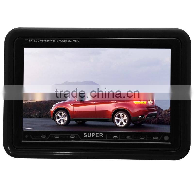7 Inch TFT LCD Car Monitor With Stand Along and Remote Control